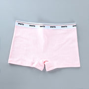 ボックスショーツ ジュニア 女の子 レディース ボクサーパンツ ボーイレッグ ボーイレングス 女性下着 リブニット シンプル スポーティー アンダーウェア 女子