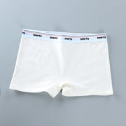 ボックスショーツ ジュニア 女の子 レディース ボクサーパンツ ボーイレッグ ボーイレングス 女性下着 リブニット シンプル スポーティー アンダーウェア 女子