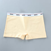 ボックスショーツ ジュニア 女の子 レディース ボクサーパンツ ボーイレッグ ボーイレングス 女性下着 リブニット シンプル スポーティー アンダーウェア 女子
