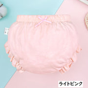 ブルマパンツ オーバーパンツ かぼちゃパンツ ベビー キッズ 赤ちゃん 子供用 女の子 ショーツ 短パン ショートパンツ ウエストゴム フリル リボン ボトムス 可愛い おしゃれ 乳児 こども用