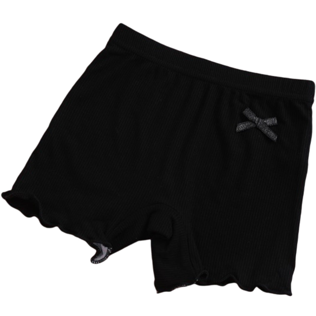 ペチパンツ インナーパンツ ペチコート 下着 キッズ ジュニア ブラック バリエーション画像
