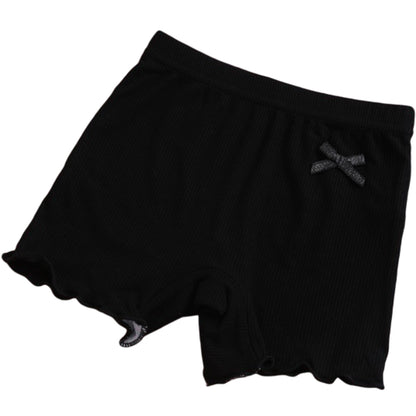 ペチパンツ インナーパンツ ペチコート 下着 キッズ ジュニア ブラック バリエーション画像