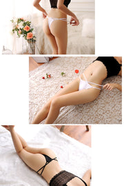 Tバックショーツ ショーツ レディース 女性 パンツ パンティー 下着 インナー Tバック サイド 紐 リボン レース セクシー お洒落 上品 キュート きれいめ 大人女子