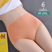スタンダードショーツ フルバック レディース 女性下着 ハイウエスト シームレス 響きにくい パンツ パンティ 股上深め お腹すっぽり 大きいサイズあり 温活 無地 ソリッドカラー 婦人下着 シンプル M L XL 2XL