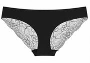 ヒップハンガーショーツ レディース ローウエストパンツ 女性 パンティー 下着 大きいサイズ バックレース 透け感 無地 可愛い セクシー おしゃれ ランジェリー
