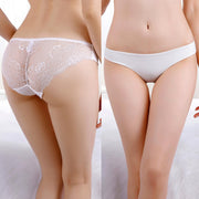 ヒップハンガーショーツ レディース ローウエストパンツ 女性 パンティー 下着 大きいサイズ バックレース 透け感 無地 可愛い セクシー おしゃれ ランジェリー