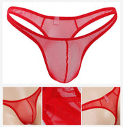 Tバックショーツ ビキニブリーフ メンズ 男性下着 パンツ ローライズ ヒップハング シースルー 薄手メッシュ 通気性 セクシー