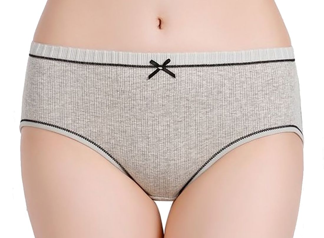 サニタリーショーツ 生理用パンツ レディース フルバック 下着 インナー グレー バリエーション画像