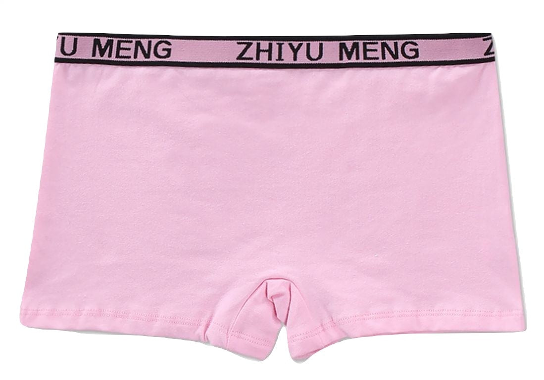 ジュニア用ショーツ ボクサーパンツ ボックスショーツ 女の子用 単品 インナー 下着 アンダーウエア シンプル 英字ロゴ 通気性 快適 子供用 フリーサイズ 女子 小学生 中学生