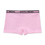 ジュニア用ショーツ ボクサーパンツ ボックスショーツ 女の子用 単品 インナー 下着 アンダーウエア シンプル 英字ロゴ 通気性 快適 子供用 フリーサイズ 女子 小学生 中学生