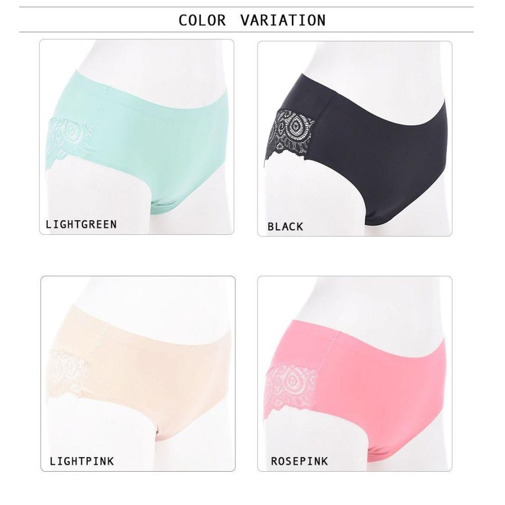 バックレースショーツ バックレースパンツ シームレスショーツ シームレスパンツ スタンダードショーツ レディース 商品画像4