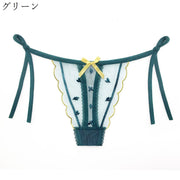 Tバックショーツ Gストリング 紐パン タンガ レディース レース セクシーランジェリー 下着 シースルー 透け感 ローライズ 響きにくい 通気性 ヒップハング ヒップハンガー インナー 勝負下着 ソング パンツ パンティ 肌着 サイドストリング 刺繍 リボン ハート ブラック ホワイト ブルー ピンク SEXY かわいい 大人可愛い おしゃれ 大人女子 女性 フリーサイズ