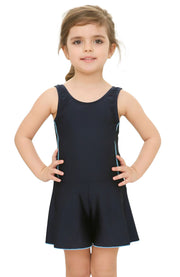 スクール水着 キュロットワンピース 女の子 キッズ ジュニア 子供用 女児 女子 UPF50+ UVカット スイムウエア スク水 プール スイミング 水泳 スイムウェア 学校 中学生 小学生 幼稚園 保育園 シンプル 無地 110cm 120cm 130cm 140cm 150cm 160cm 170cm