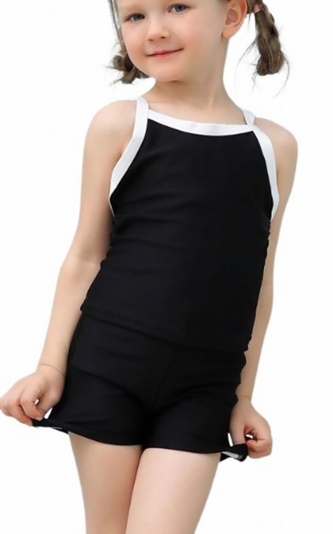 子供用スクール水着 タンキニ セパレート セットアップ 上下セット スイムウエア キッズ ジュニア 女の子 女子 小学生 中学生 キャミソール スイムパンツ ショートパンツ 短パン 半ズボン シンプル 無地 学校 水泳 スイミング 海水浴 プール ビーチ 夏 子ども用 こども用 110cm 120cm 130cm 140cm 150cm 160cm 170cm