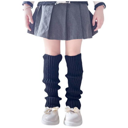 レッグウォーマー ルーズソックス 40cm キッズ 子供用 子ども ブラック バリエーション画像
