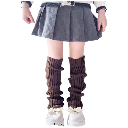 レッグウォーマー ルーズソックス 40cm キッズ 子供用 子ども ダークブラウン バリエーション画像