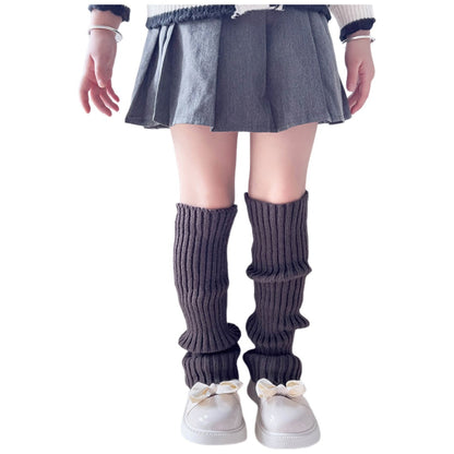 レッグウォーマー ルーズソックス 40cm キッズ 子供用 子ども ダークグレー バリエーション画像