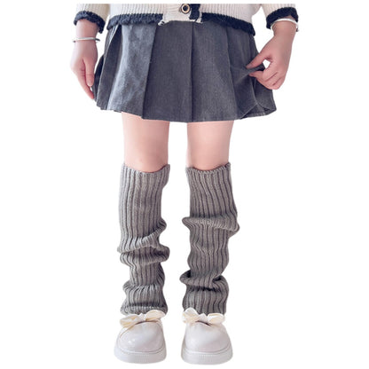 レッグウォーマー ルーズソックス 40cm キッズ 子供用 子ども グレー バリエーション画像