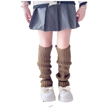 レッグウォーマー ルーズソックス 40cm キッズ 子供用 子ども ライトブラウン バリエーション画像