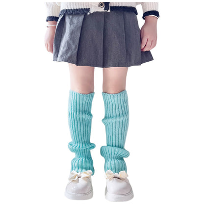 レッグウォーマー ルーズソックス 40cm キッズ 子供用 子ども ライトグリーン バリエーション画像