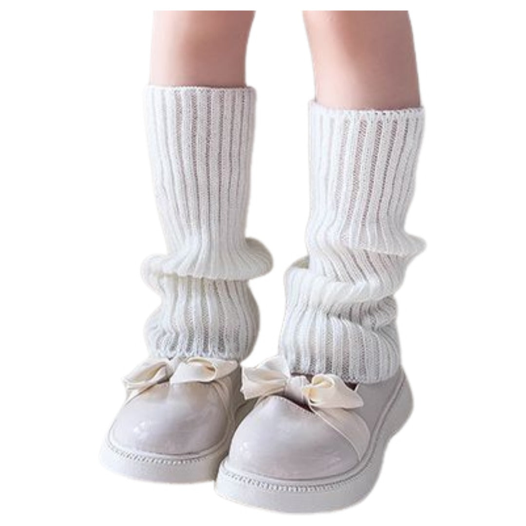 レッグウォーマー ルーズソックス 28cm キッズ 子供用 子ども ブラック バリエーション画像