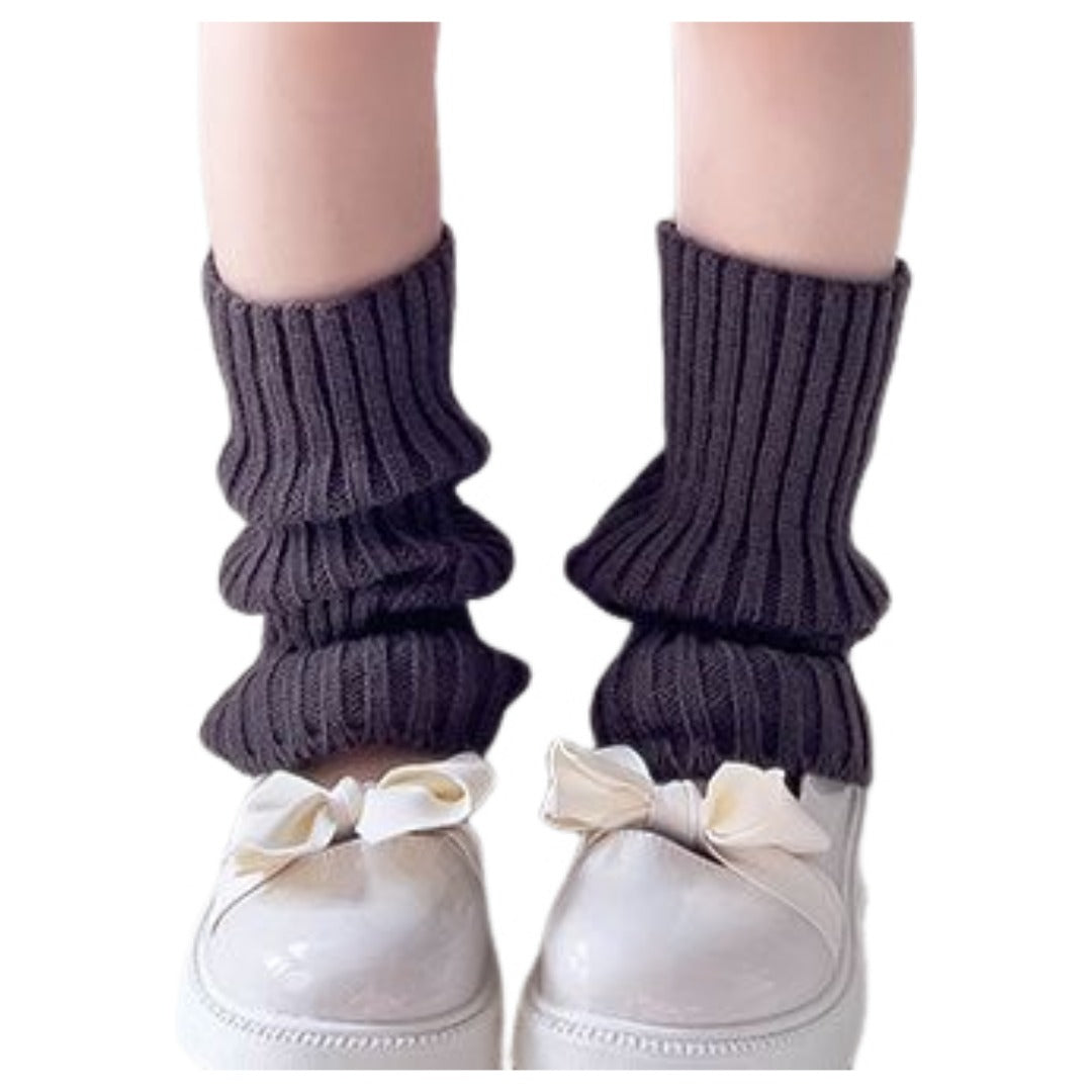 レッグウォーマー ルーズソックス 28cm キッズ 子供用 子ども ダークグレー バリエーション画像