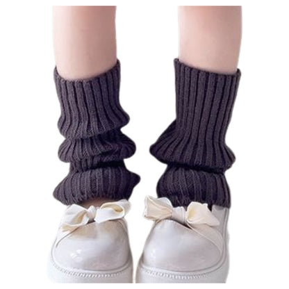 レッグウォーマー ルーズソックス 28cm キッズ 子供用 子ども ダークグレー バリエーション画像