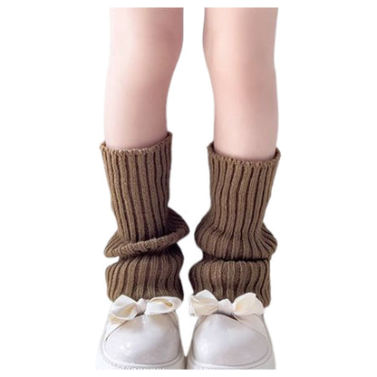 レッグウォーマー ルーズソックス 28cm キッズ 子供用 子ども ライトブラウン バリエーション画像