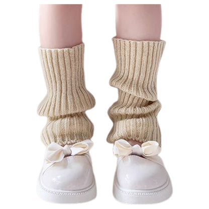 レッグウォーマー ルーズソックス 28cm キッズ 子供用 子ども ライトカーキ バリエーション画像