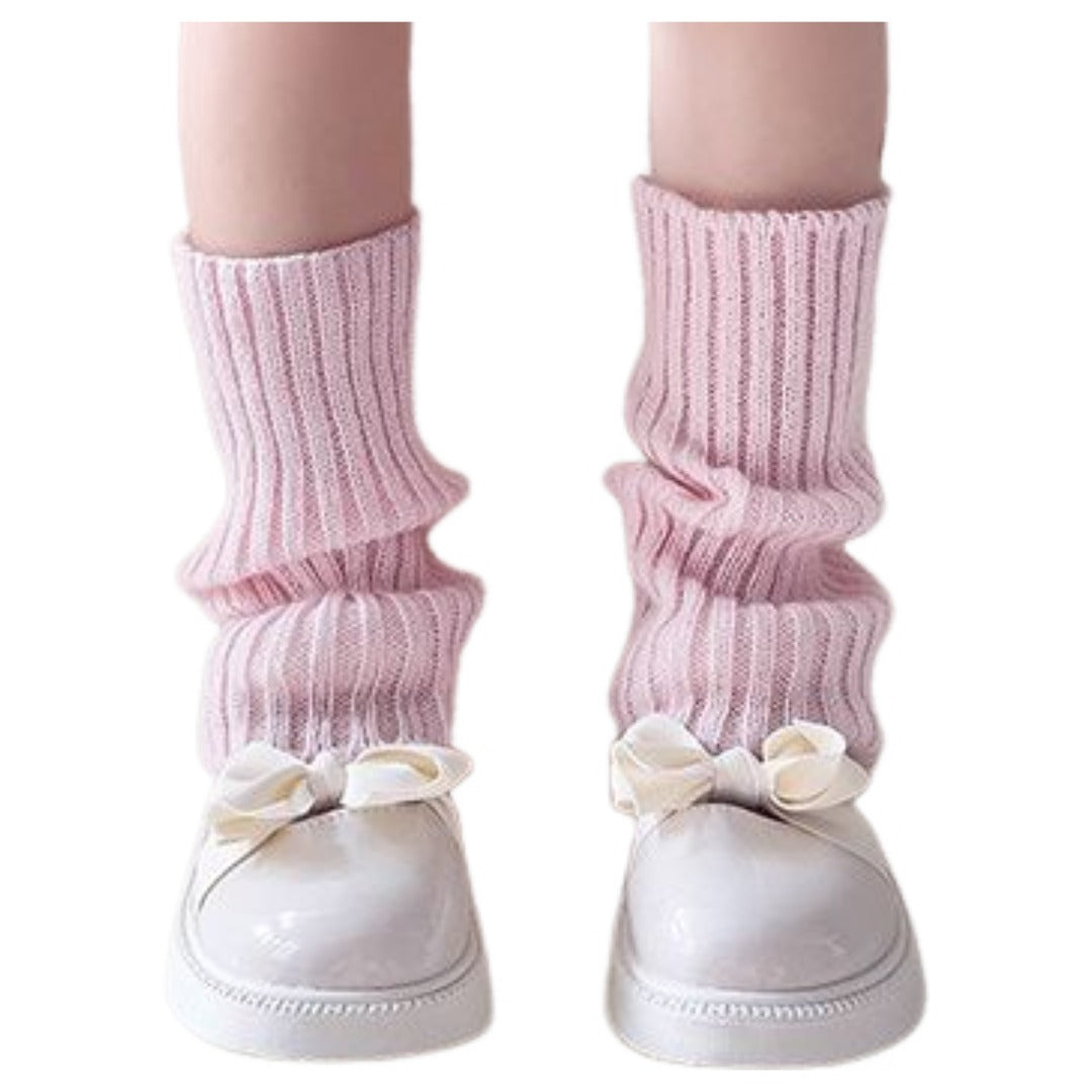 レッグウォーマー ルーズソックス 28cm キッズ 子供用 子ども ピンク バリエーション画像
