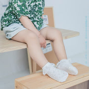 クルーソックス キッズ ベビー 女の子 靴下 くつした ショート丈 裾レース 裾フリル 裾リブ フリルレース 薄手 総柄 花柄 可愛い キュート おしゃれ ガーリー フォーマル 発表会 入学式 入園式 出産祝い ギフト プレゼント