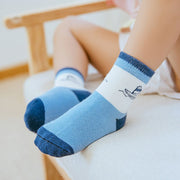 ソックス 5足セット クルーソックス キッズ ジュニア 女の子 男の子 子供用 靴下 くつ下 リブ 伸縮性 ボーダー柄 ブルー ライン 海 星 スター 動物 アニマル ハート ピンク カジュアル かわいい 可愛い おしゃれ お洒落 子ども こども 幼児 乳児 ガールズ ボーイズ 春 秋 冬 10 11 12 13 14 15 16 17 18 19 20 21 22cm