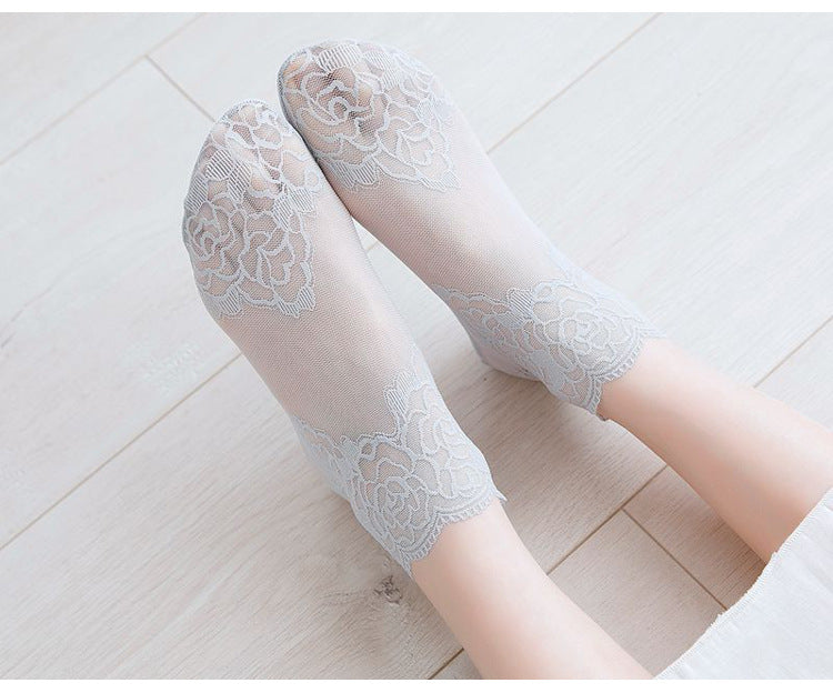 ショートソックス 3足セット 靴下 レディース 女性用 レース 商品画像2