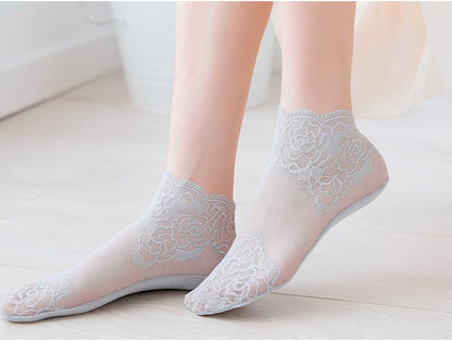 ショートソックス 3足セット 靴下 レディース 女性用 レース 商品画像3