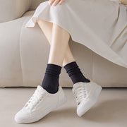 靴下 クルーソックス くつ下 レディース 女性 クルー丈 薄手 リブ シンプル 無地 おしゃれ かわいい カジュアル 合わせやすい デイリー 普段使い 婦人