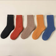靴下 クルーソックス 1足 裏起毛 冬用 メンズ 男性 レディース 女性 くつ下 厚手 防寒 暖かい あったか 無地 シンプル カジュアル 紳士用 婦人用