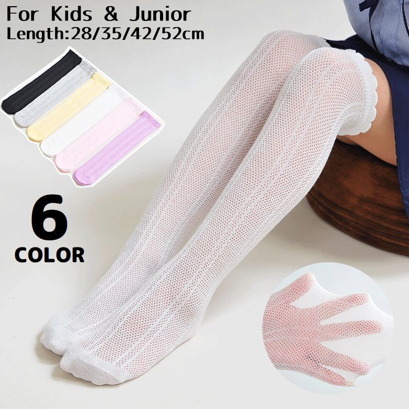 ハイソックス かかとなし 子供 キッズ ジュニア 女の子 商品画像