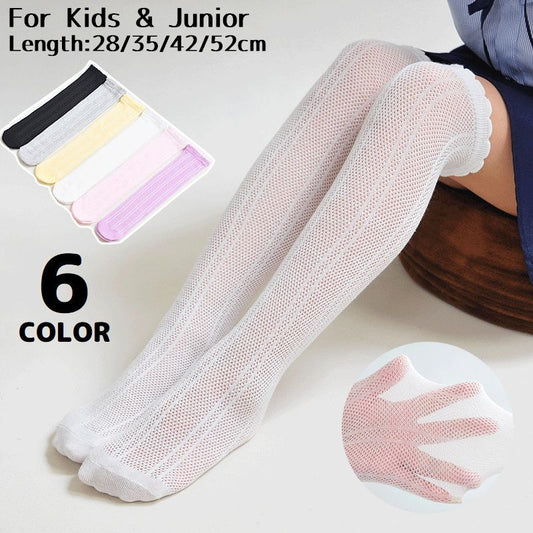 ハイソックス かかとなし 子供 キッズ ジュニア 女の子 商品画像