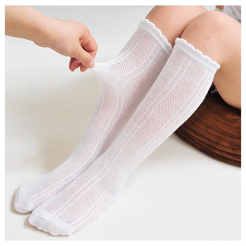 ハイソックス かかとなし 子供 キッズ ジュニア 女の子 商品画像3