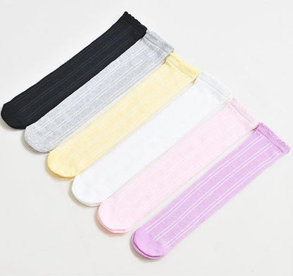 ハイソックス かかとなし 子供 キッズ ジュニア 女の子 商品画像4
