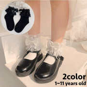 靴下 ショートソックス キッズ ベビー 子供用 女の子 くつ下 フリル レース リボン フェイクパール シンプル お洒落 可愛い ガーリー キュート お出かけ 普段使い デイリー 女児 ファッション小物
