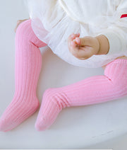 靴下 かかとなし ハイソックス ベビー キッズ 子供用 女の子 男の子 くつ下 無地 単色 シンプル カジュアル カラバリ豊富 かわいい おしゃれ お出かけ 普段使い 赤ちゃん 女児 男児 ファッション