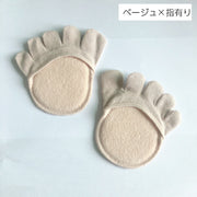 5本指ハーフソックス フットカバー レディース スキンシューズ 靴下 パンプスイン 足パッド つま先なし オープントゥ つま先だけ インナーソックス 靴ずれ防止 蒸れ防止 指あり 指なし かかとなし くつ下 くつした サンダル ミュール パンプス フットウェア 女性用 婦人用