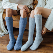 ルームソックス ハイソックス レディース メンズ カップル お揃い 靴下 もこもこ ふわふわ 裏起毛 暖かい 防寒 冷え取り 冬