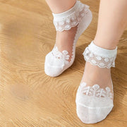 ショートソックス クルーソックス ベビー キッズ 女の子 子供用 ソックス 靴下 くつ下 フリル レース 刺繡 お花 フラワー メッシュ くるぶし丈 通気性 薄手 シースルー 単色 シンプル かわいい おしゃれ カジュアル お出かけ