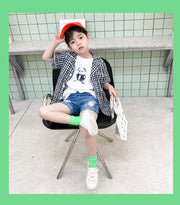 靴下 ソックス キッズ 子供用 マカロンカラー シンプル ルーズソックス くしゅくしゅ ミドル丈 かわいい 単色