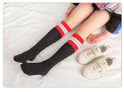 ハイソックス キッズ 子供用 男の子 女の子 靴下 レッグウェア ボーダー スポーティ カジュアル かわいい かっこいい おしゃれ
