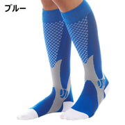 ハイソックス 靴下 メンズ 紳士用 男性用 スポーツソックス ファッション小物 膝丈 加圧 着圧 スポーティー おしゃれ