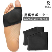 足裏サポーター 左右セット 両足分 男女兼用 レディース メンズ 女性 婦人 男性 紳士 サポーター 足裏サポート 保護パッド つま先 フットケア 衝撃吸収  負担軽減 足ケア フィット
