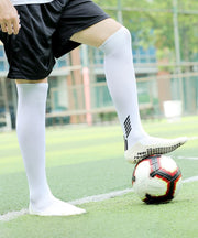 サッカーソックス サッカーストッキング 子供用 大人用 キッズ ジュニア メンズ レディース 厚手 ハイソックス 靴下 スポーツ フットサル 滑り止め 通気性 吸汗性 かっこいい